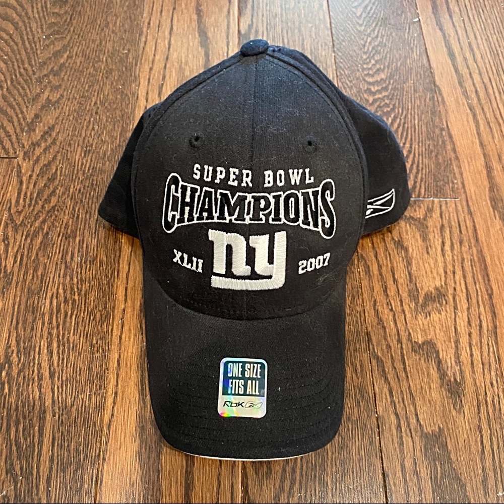 NWT {NFL - Reebok} NY Giants Superbowl XLII Champions Hat